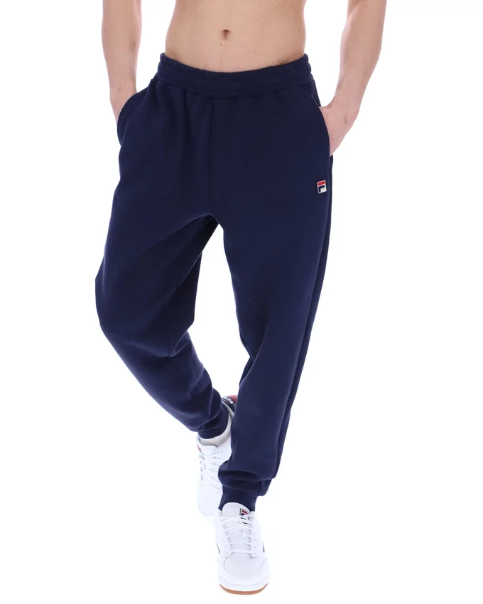 Pantalon de survêtement Fila Visconti bleu marine à revers