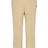 Pantalon de survêtement Marina à jambes larges, beige classique