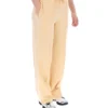 Pantalon de survêtement Marina à jambes larges, beige classique