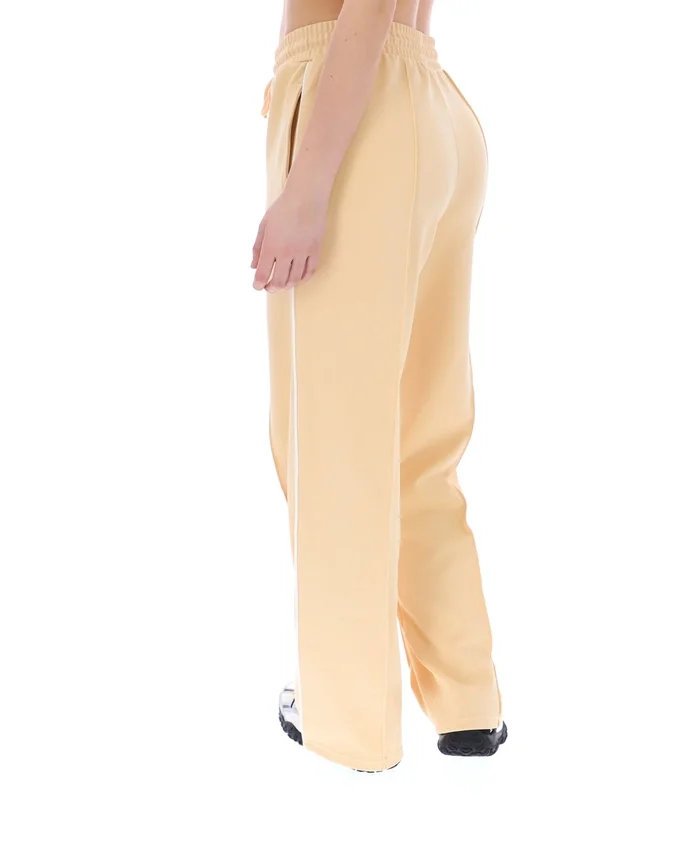 Pantalon de survêtement Marina à jambes larges, beige classique