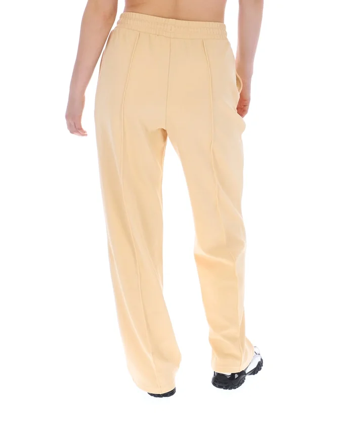 Pantalon de survêtement Marina à jambes larges, beige classique