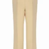 Pantalon de survêtement Marina à jambes larges, beige classique