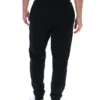 Pantalon de survêtement noir Visconti à poignets contrastés