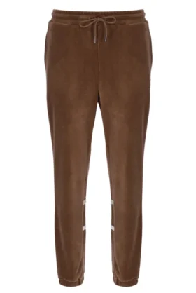Pantalon de survêtement Otello à empiècements contrastés Cappuccino