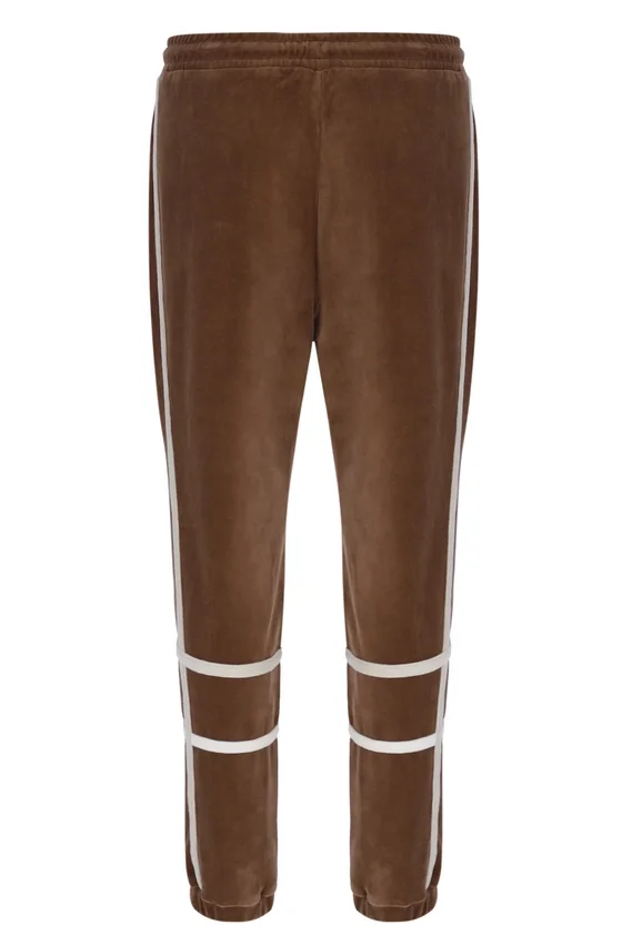 Pantalon de survêtement Otello à empiècements contrastés Cappuccino