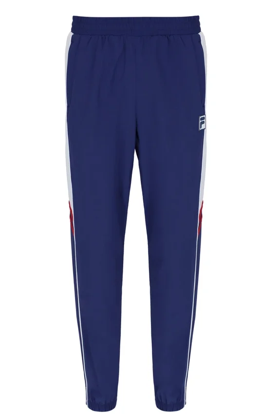 Pantalon de survêtement tissé bleu marine