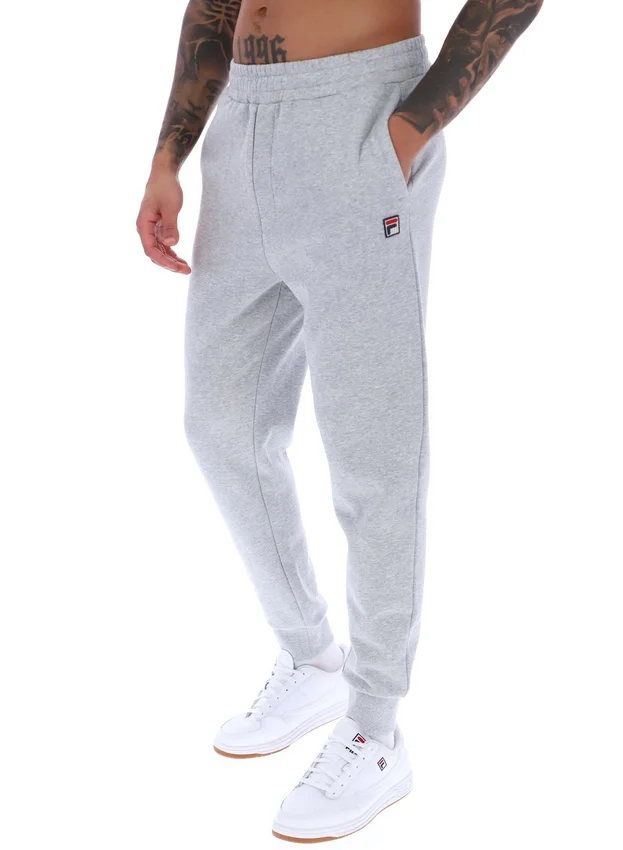 Pantalon de survêtement Visconti à revers gris chiné