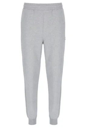 Pantalon de survêtement Visconti à revers gris chiné