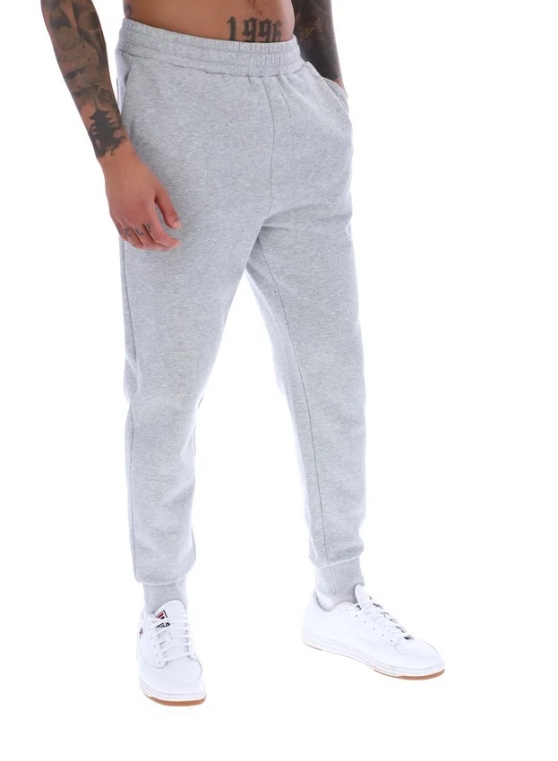 Pantalon de survêtement Visconti à revers gris chiné
