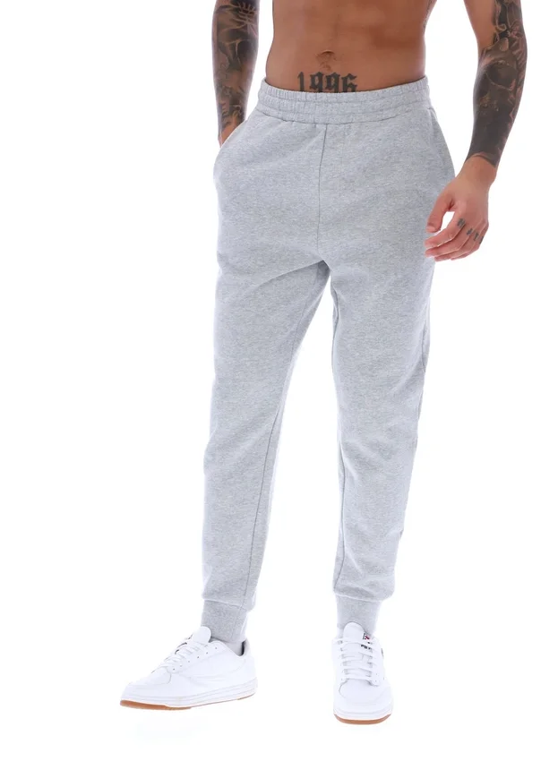 Pantalon de survêtement Visconti à revers gris chiné