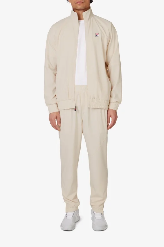 Pantalon de tennis tissé « Court » beige