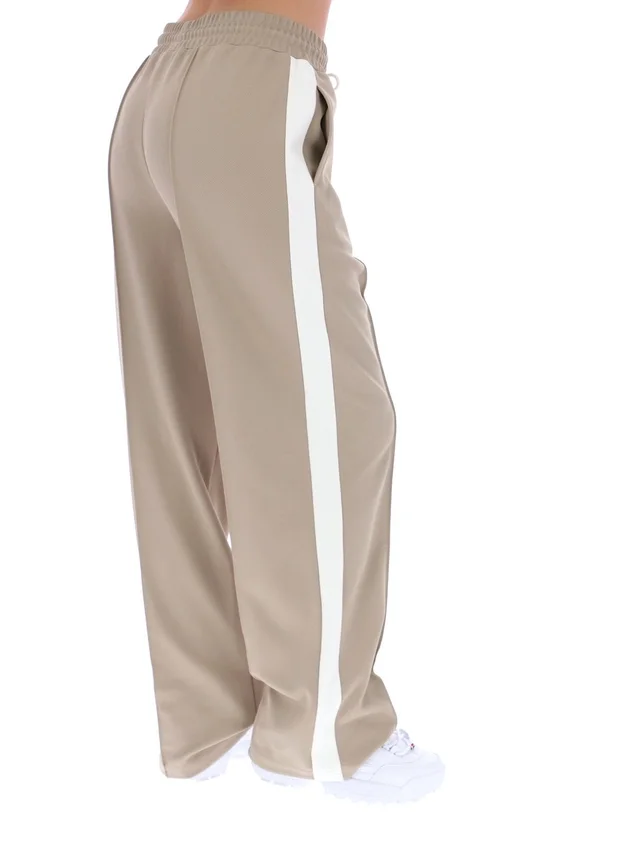 Pantalon droit chic Chiara beige