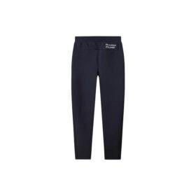 Pantalon droit décontracté Pantalon long en maille sportive isolant Bleu