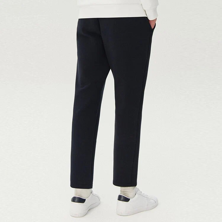 Pantalon droit décontracté Pantalon long en maille sportive isolant Bleu