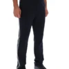 Pantalon droit Layton noir avec bande décorative