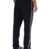 Pantalon droit Layton noir avec bande décorative