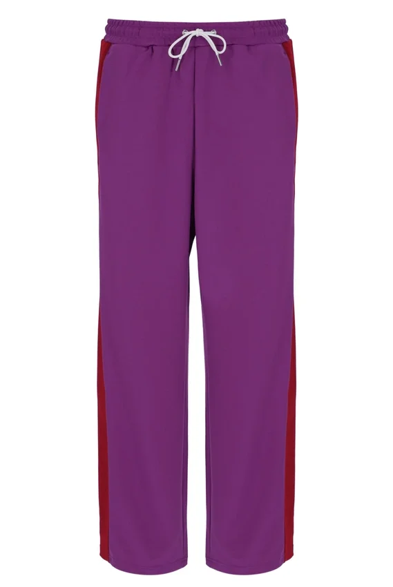 Pantalon droit Ventisei violet