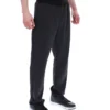 Pantalon Edward à chevrons noir