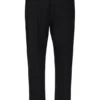 Pantalon Edward à chevrons noir
