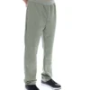 Pantalon Edward à motif chevrons couleur écume de mer