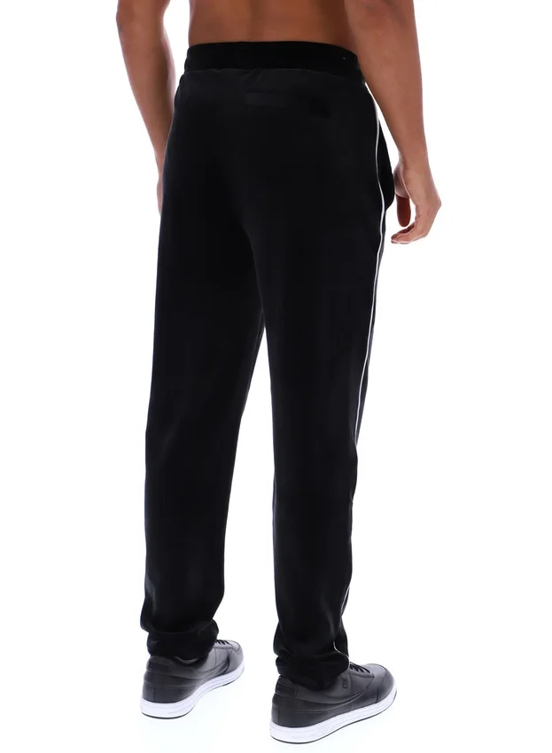 Pantalon en velours noir Wella à jambes droites
