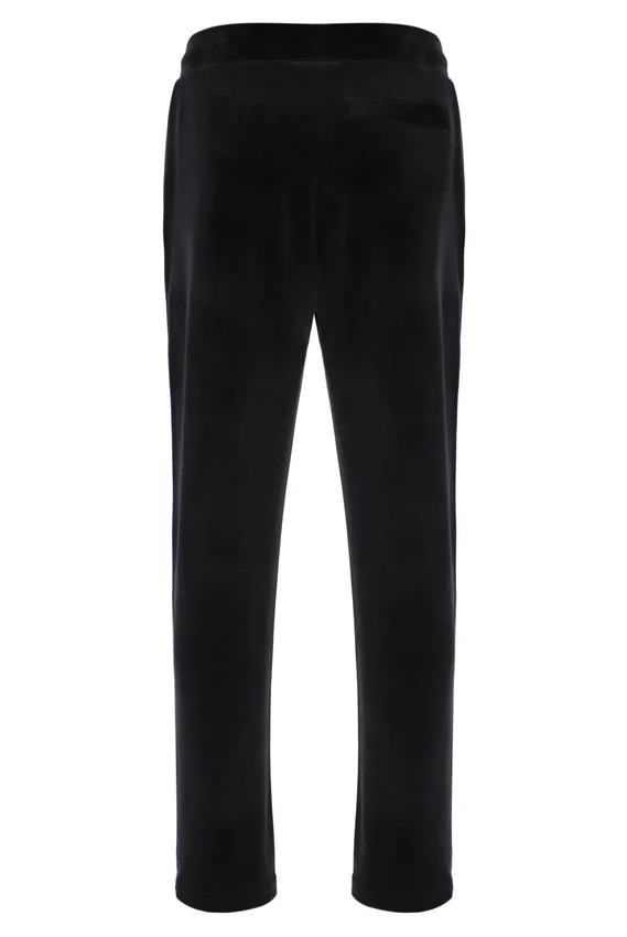 Pantalon en velours noir Wella à jambes droites