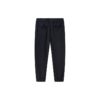 Pantalon long décontracté en maille droite à rayures, bleu
