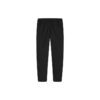 Pantalon long droit décontracté en tissu tissé, fin et léger, noir