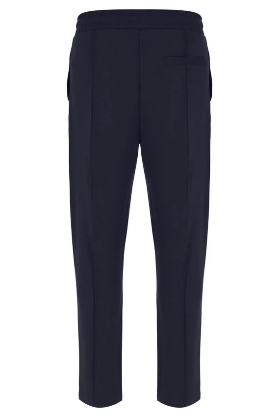 Pantalon slim Molveno à plis fins, couleur anthracite