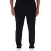 Pantalon slim noir Molveno à plis creusés