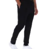 Pantalon slim noir Molveno à plis creusés