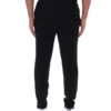 Pantalon slim noir Molveno à plis creusés