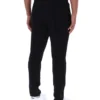 Pantalon slim noir Molveno à plis creusés