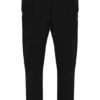Pantalon slim noir Molveno à plis creusés