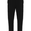 Pantalon slim noir Molveno à plis creusés