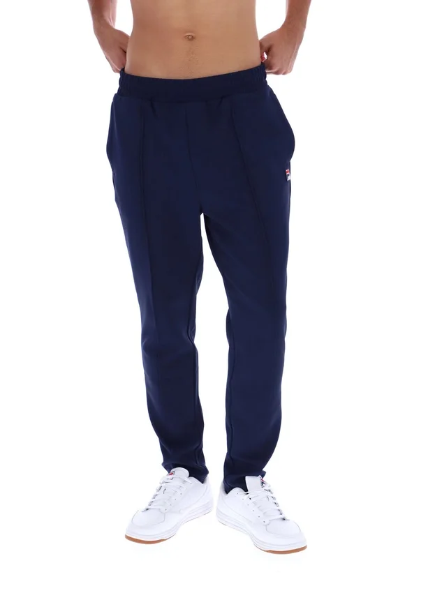 Pantalon slim à plis Molveno bleu marine Fila