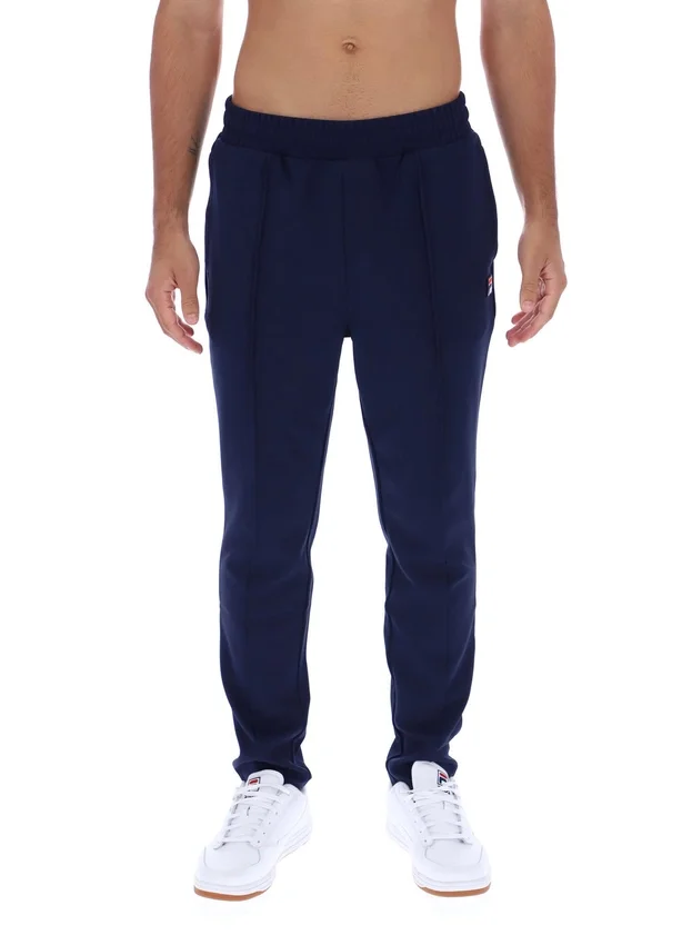 Pantalon slim à plis Molveno bleu marine Fila