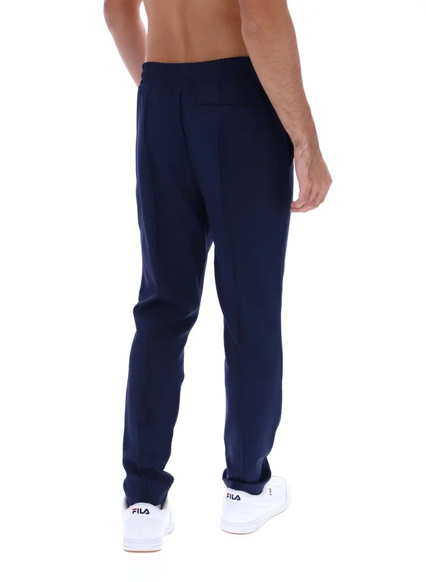 Pantalon slim à plis Molveno bleu marine Fila