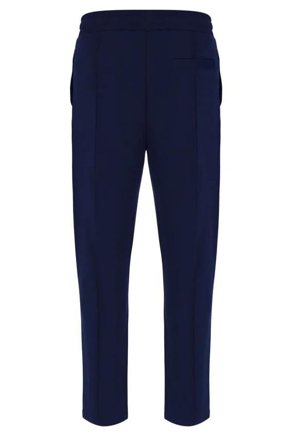 Pantalon slim à plis Molveno bleu marine Fila