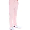 Pantalon slim à plis Molveno rose pâle