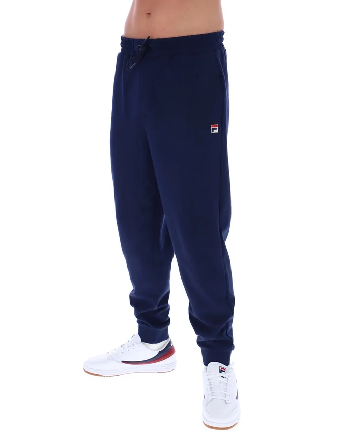 Pantalon uni Giulio bleu marine Fila