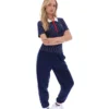 Polo ajusté Fila Navy Bai BB1 à rayures fines