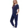 Polo ajusté Fila Navy Bai BB1 à rayures fines