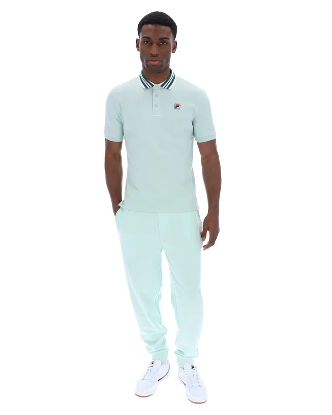Polo basique Achille Heritage Tape « Surf Spray »