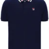 Polo basique Fila Achille Heritage Tape bleu marine