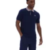 Polo basique Fila Achille Heritage Tape bleu marine
