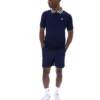 Polo basique Fila Achille Heritage Tape bleu marine