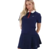 Polo emblématique ajusté Juno Fila Navy