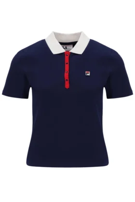 Polo emblématique ajusté Juno Fila Navy