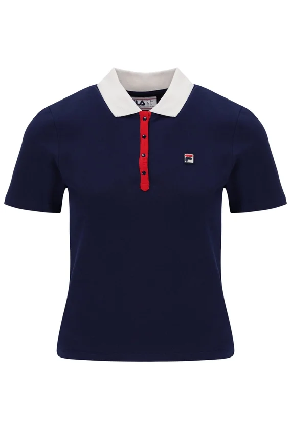 Polo emblématique ajusté Juno Fila Navy
